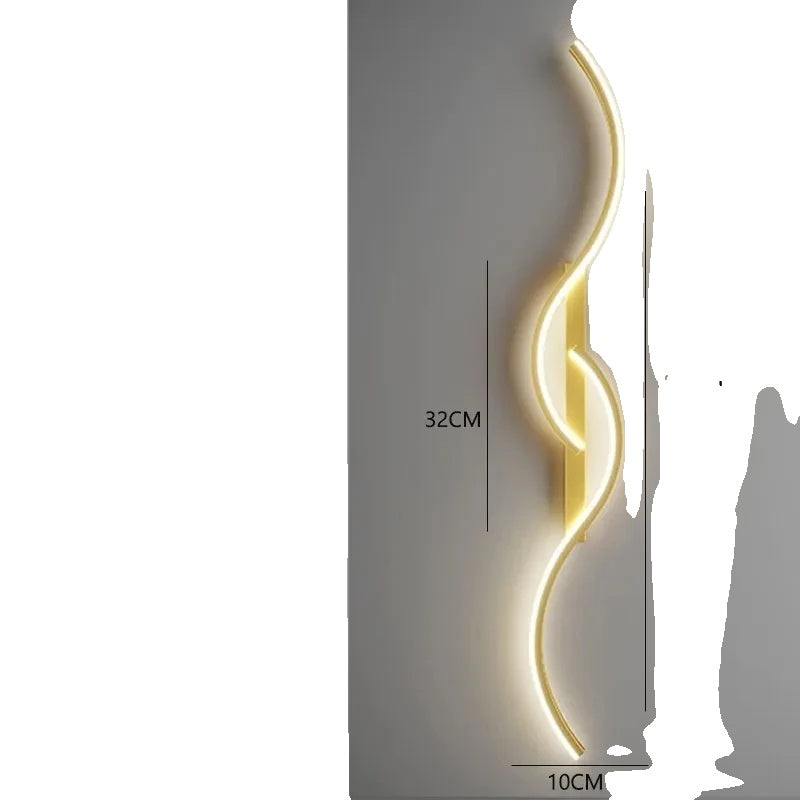 Wandlamp Zwart - Moderne Muurlamp met LED Verlichting voor Binnengebruik