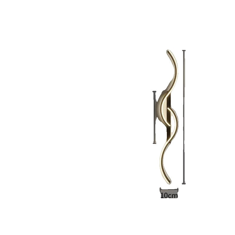 Wandlamp Zwart - Moderne Muurlamp met LED Verlichting voor Binnengebruik