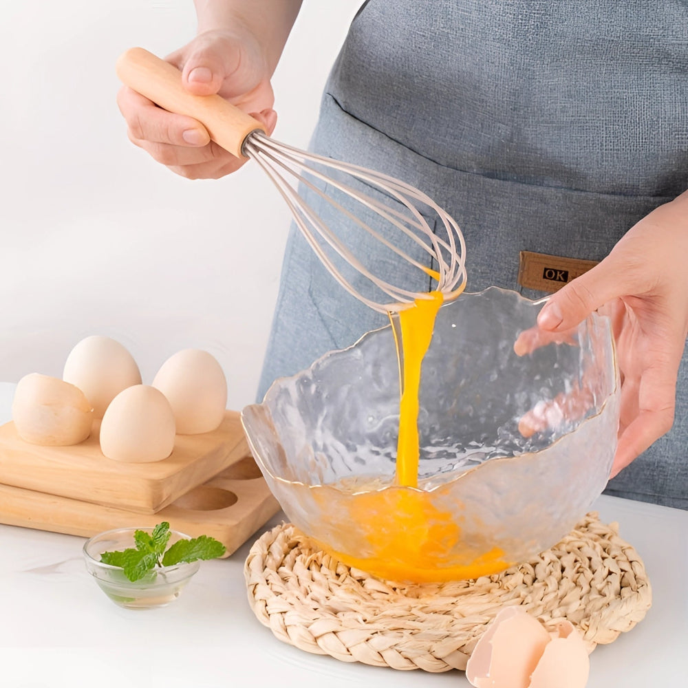 12-Piece Kitchen Utensil Set with Heat-Resistant Bamboo Handles – Durable and Ergonomic for Comfortable Cooking