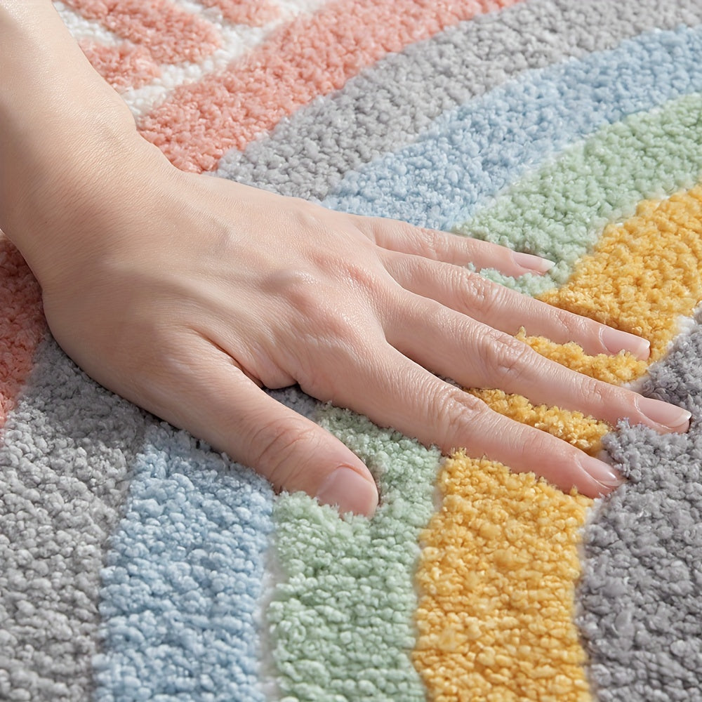 Absorberende antislip-mat voor toilet en badkamer