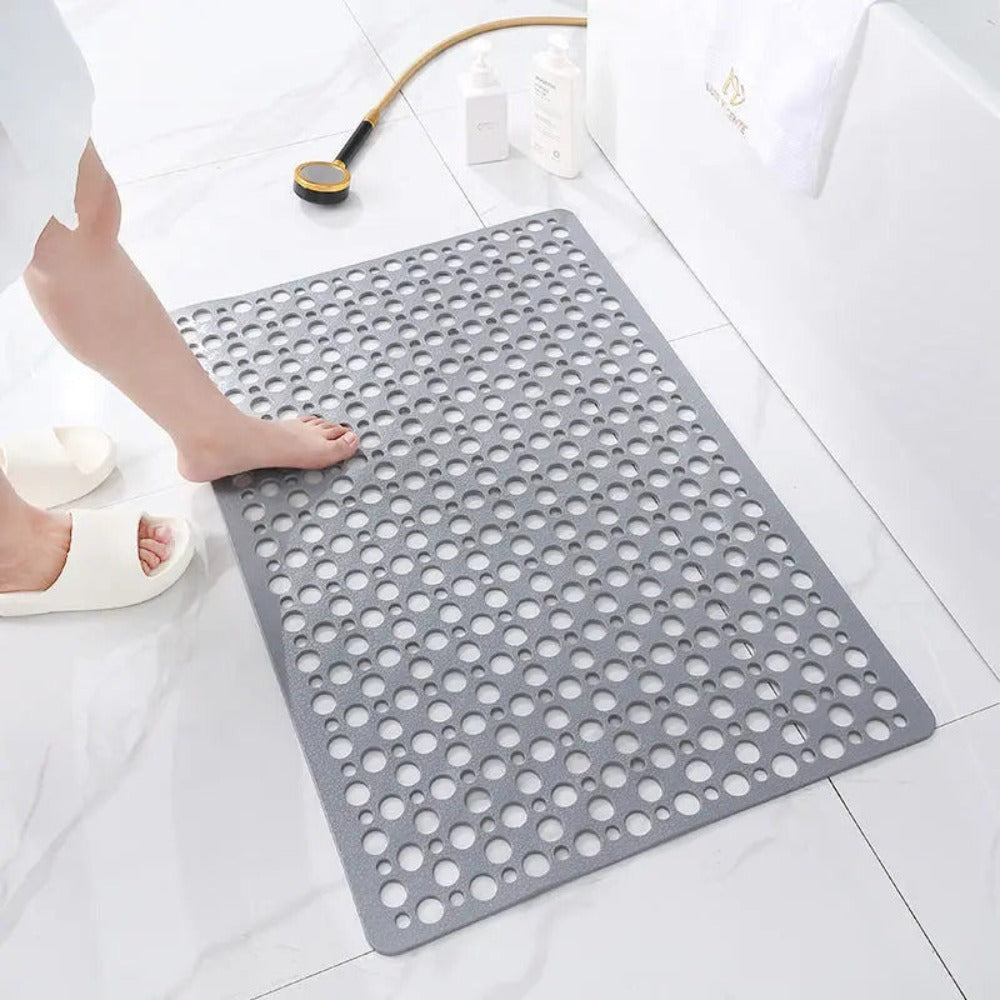 Antislip Douchemat met Antibacteriële Bescherming en Sterke Zuignappen - Veiligheid en Hygiëne voor de Badkamer
