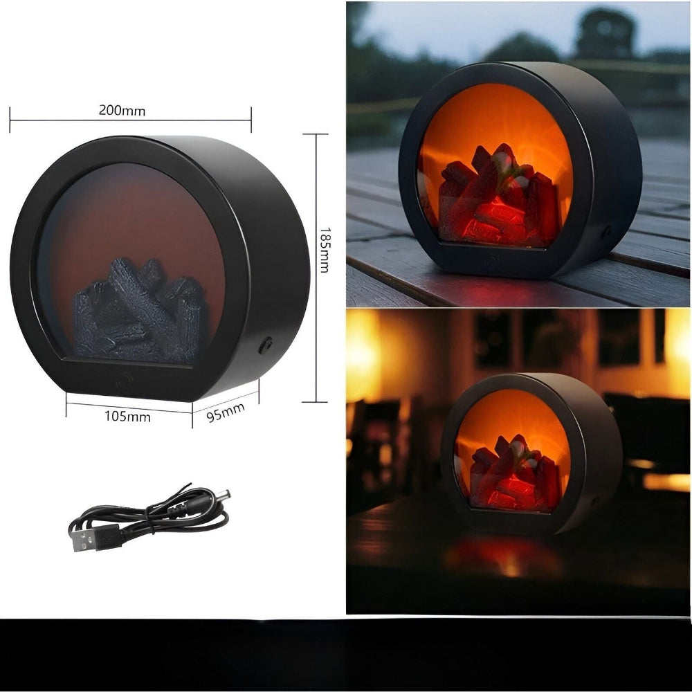 AstraFlame – LED-lantaarn met realistisch vlameffect
