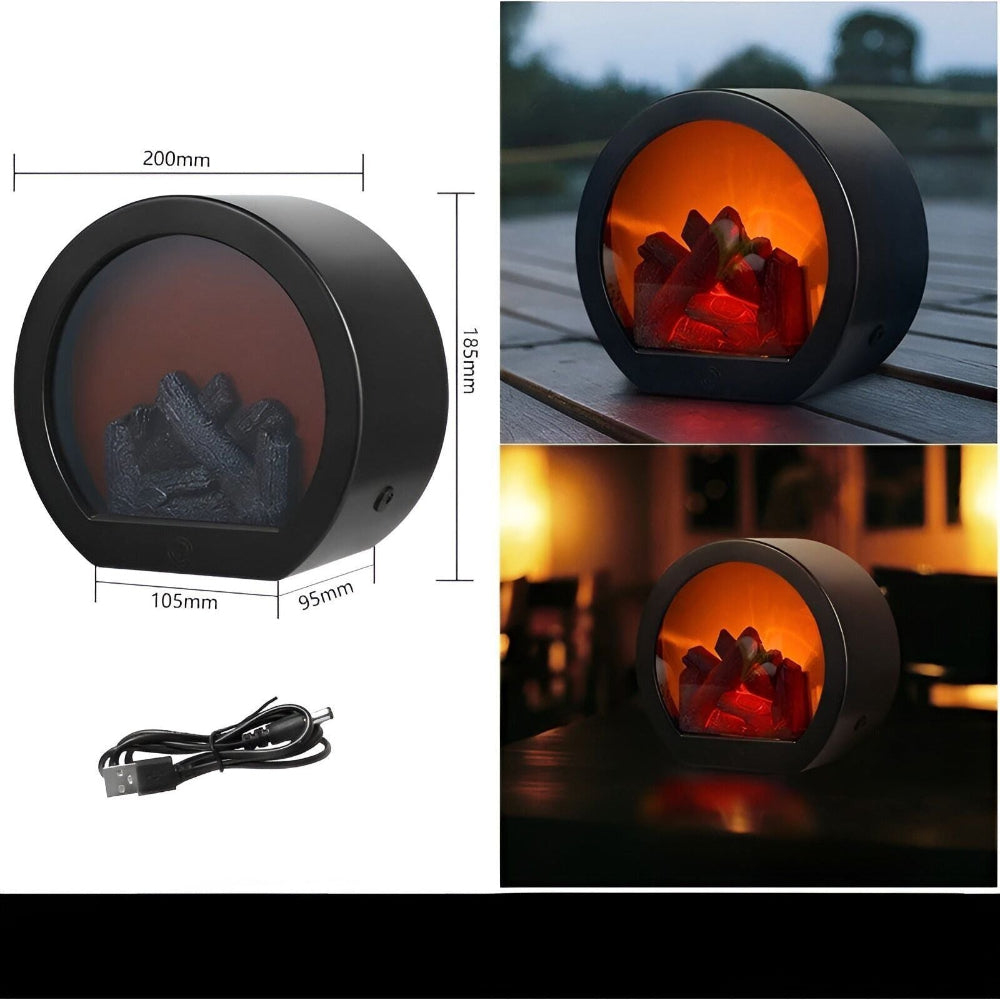 AstraFlame – LED-lantaarn met realistisch vlameffect