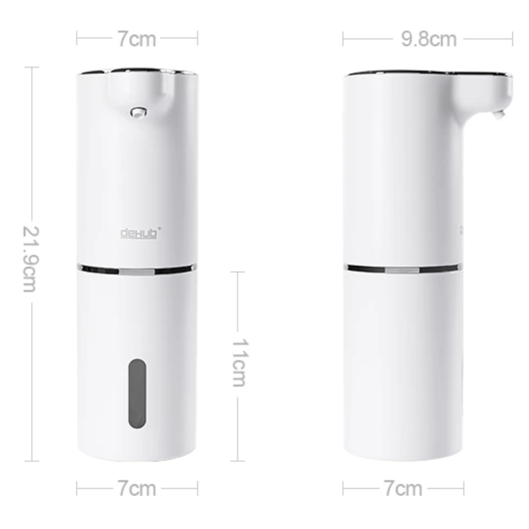 Automatisch schuimzeepdispenser - Niet -contact, oplaadbaar, modern ontwerp