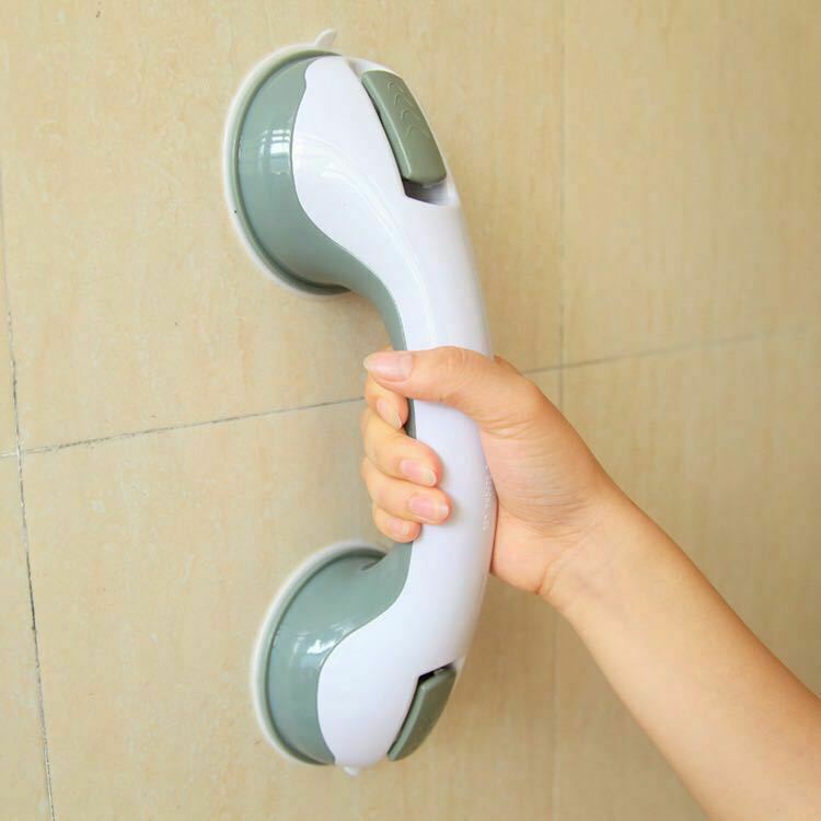 Badkamer Grip Hulp met Sterke Zuignapbevestiging - Ergonomisch en Waterbestendig, Ondersteunt tot 136 kg