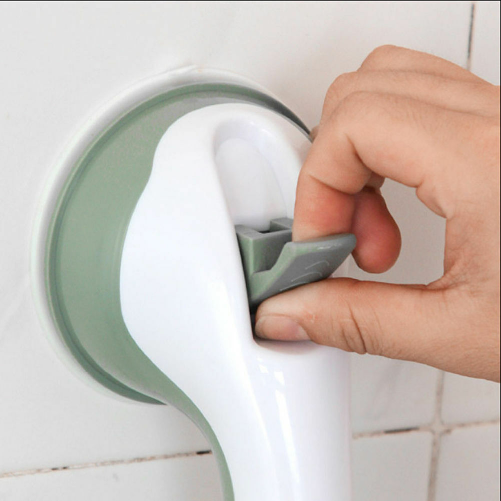 Badkamer Grip Hulp met Sterke Zuignapbevestiging - Ergonomisch en Waterbestendig, Ondersteunt tot 136 kg