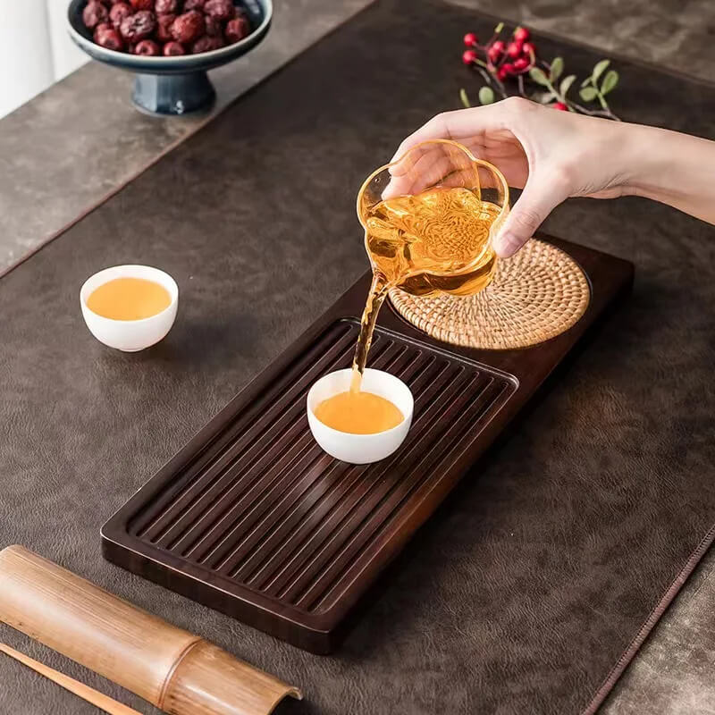 Thee Tray voor Gongfu Ceremonies – Handgemaakt en Duurzaam