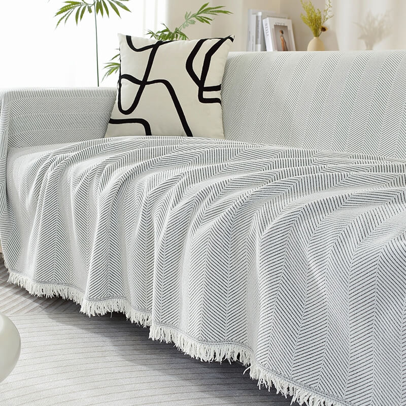 Banksprei met kwastjes | Gezellig design