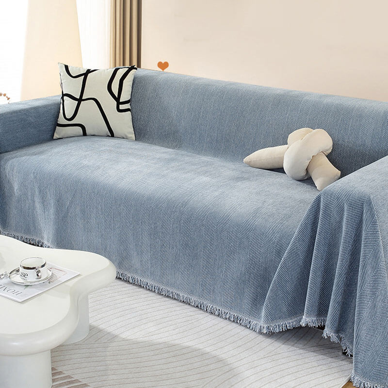 Banksprei met kwastjes | Gezellig design