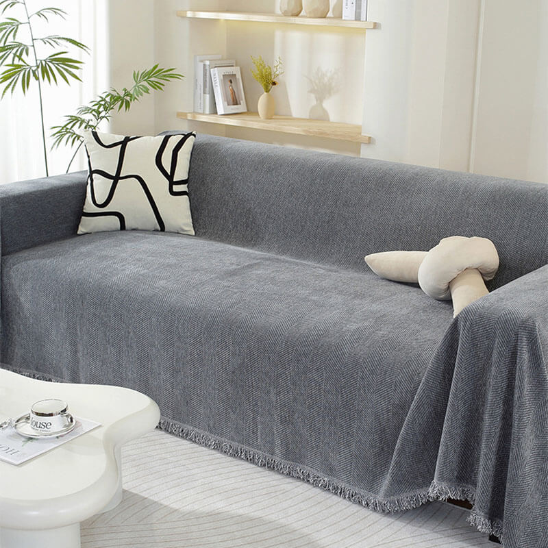 Banksprei met kwastjes | Gezellig design