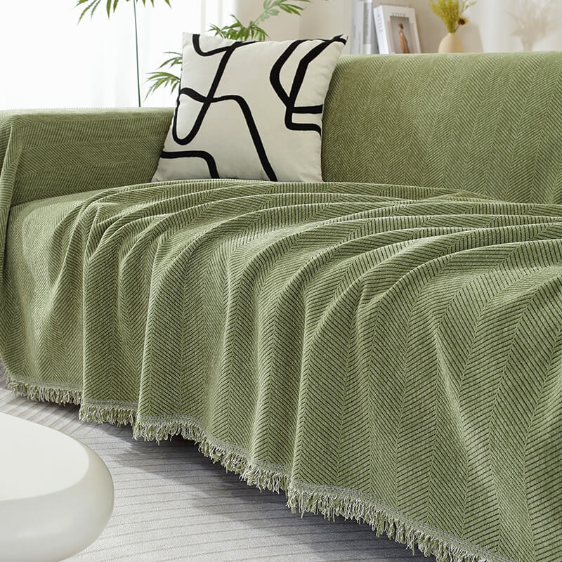 Banksprei met kwastjes | Gezellig design