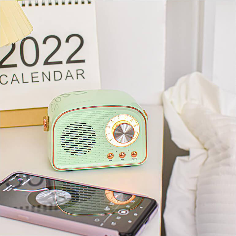 Bluetooth-luidspreker Retro draadloze draagbare radio