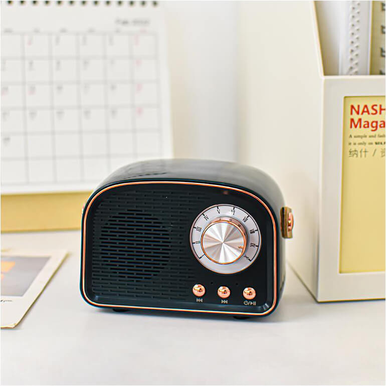Bluetooth-luidspreker Retro draadloze draagbare radio