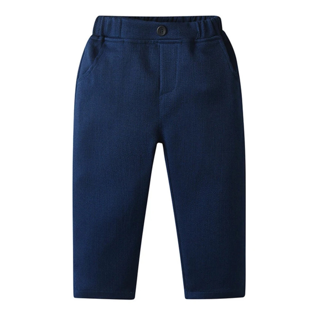 Chic 3-delig jongenspak – overhemd, vest en pantalon met vlinderdas