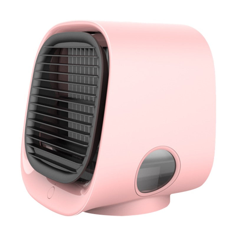 Compacte 2-in-1 Airco en Luchtbevochtiger met USB-aansluiting en LED-verlichting