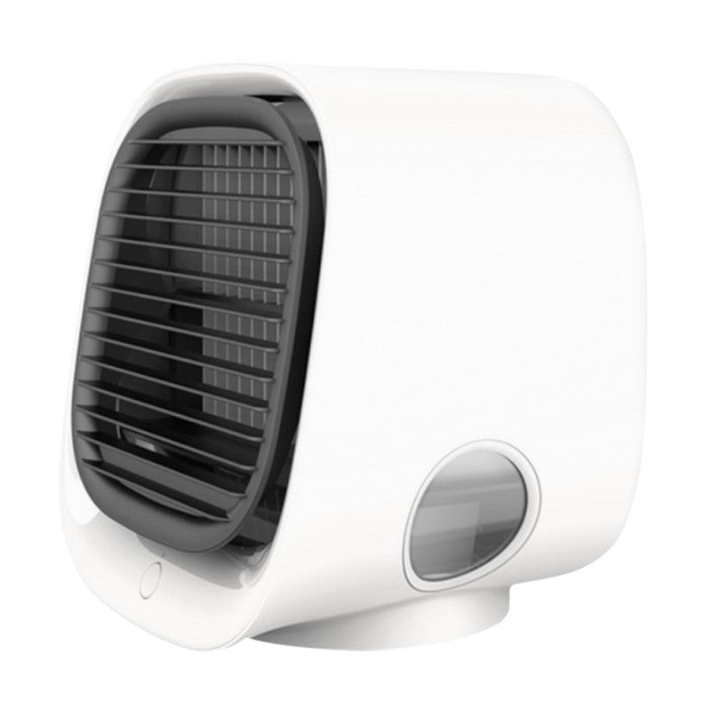 Compacte 2-in-1 Airco en Luchtbevochtiger met USB-aansluiting en LED-verlichting