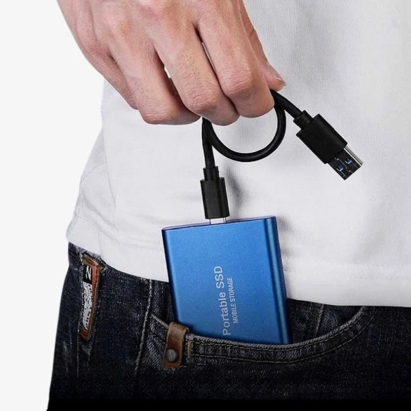 Compacte draagbare externe SSD met USB-C | Snel en duurzaam opslagapparaat