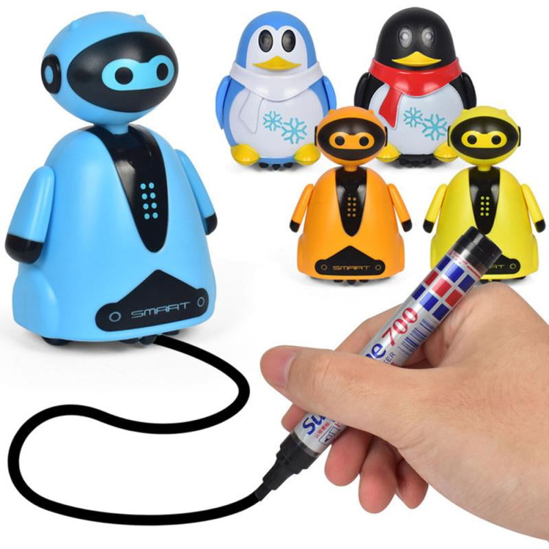 Creatieve Lijnrobot voor Kinderen – Stimulatie van Fijnmotoriek en Creativiteit, Veilig ABS, Geschikt vanaf 3 Jaar