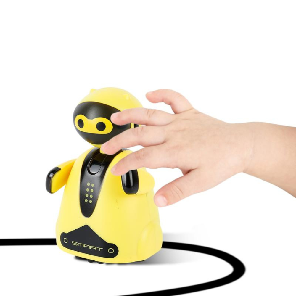 Creatieve Lijnrobot voor Kinderen – Stimulatie van Fijnmotoriek en Creativiteit, Veilig ABS, Geschikt vanaf 3 Jaar