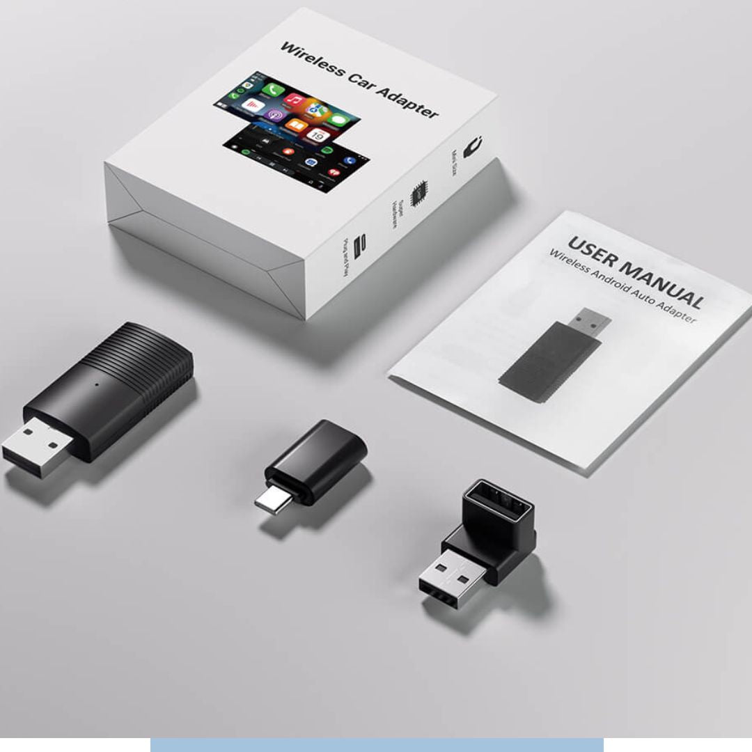 Draadloze CarPlay voor iPhone en Android – Eenvoudige Plug-and-Play Installatie met Bluetooth en Wi-Fi Verbinding