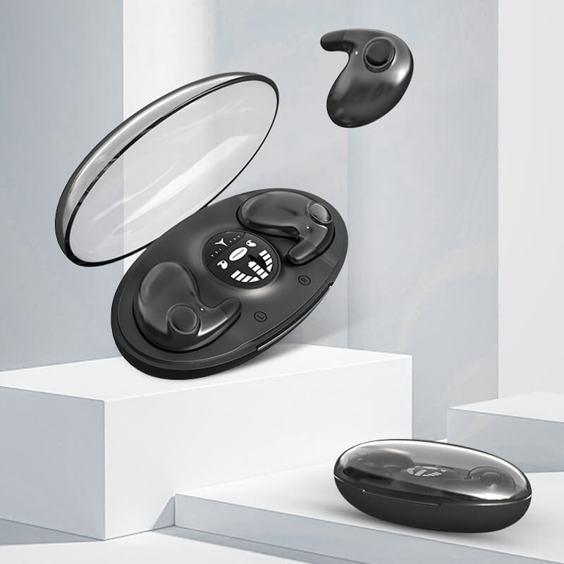 Draadloze Oordopjes met Actieve Ruisonderdrukking en 24 Uur Batterijduur - IPX5 Waterdicht Bluetooth Oortjes voor Slaapcomfort