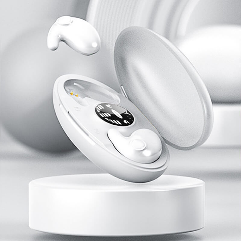 Draadloze Oordopjes met Actieve Ruisonderdrukking en 24 Uur Batterijduur - IPX5 Waterdicht Bluetooth Oortjes voor Slaapcomfort