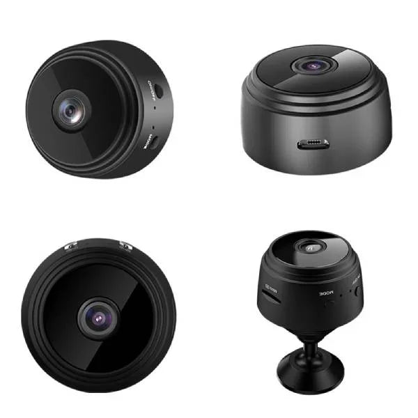 Mini 360° WiFi Beveiligingscamera – Full HD, Nachtzicht & Magnetische Mount