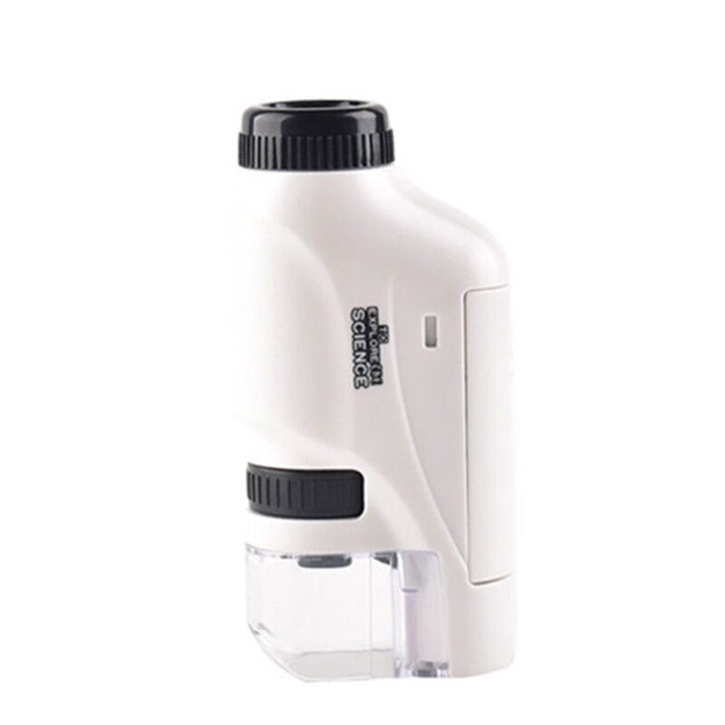 Draagbaar Kinder microscoop met 120x Vergroting en LED-Verlichting – Perfect voor Jonge Ontdekkers