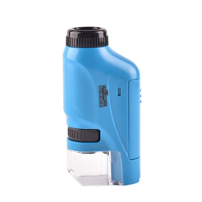 Draagbaar Kinder microscoop met 120x Vergroting en LED-Verlichting – Perfect voor Jonge Ontdekkers