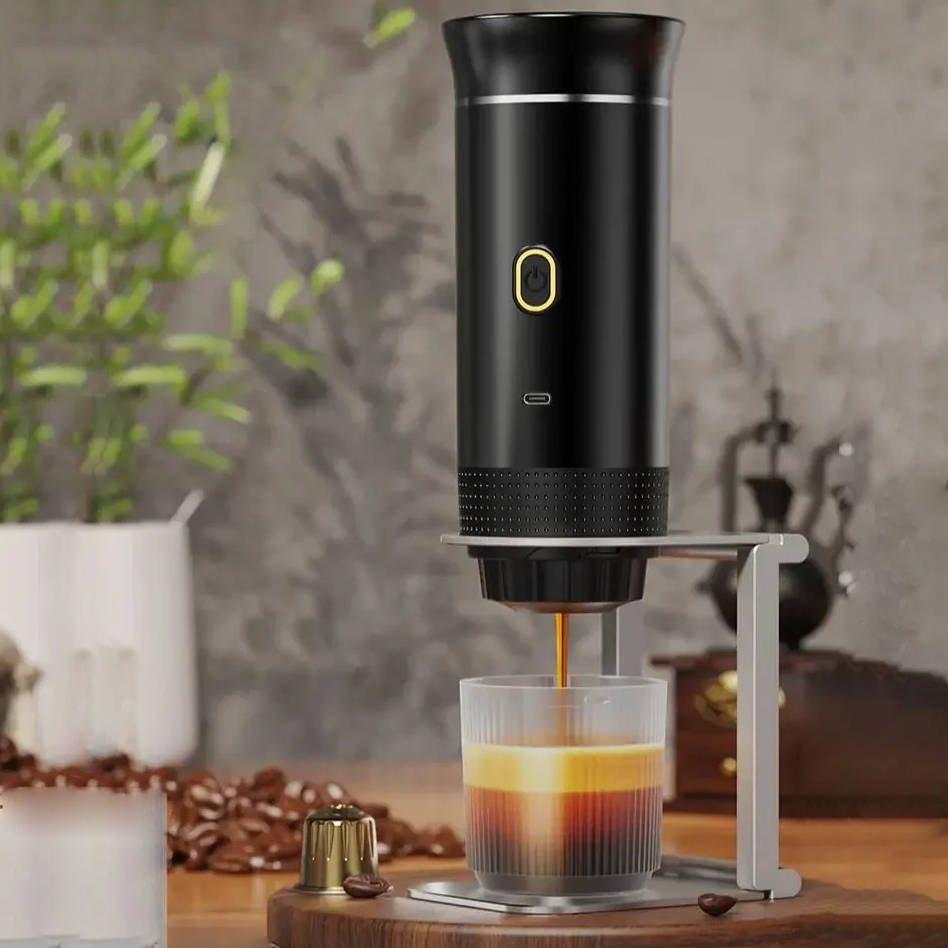 Draagbare espresso- en cappuccino-koffiemachine – USB-oplaadbaar met 290 PSI-druk