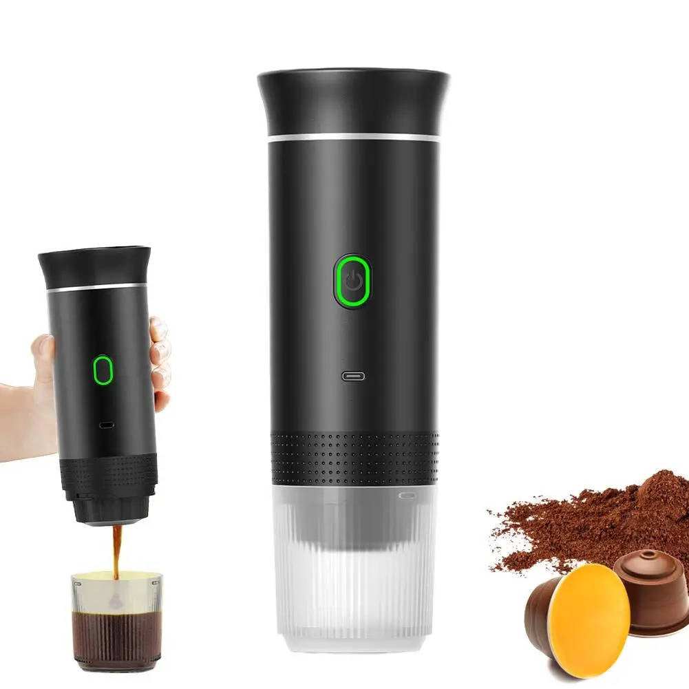 Draagbare espresso- en cappuccino-koffiemachine – USB-oplaadbaar met 290 PSI-druk