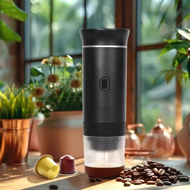 Draagbare espresso- en cappuccino-koffiemachine – USB-oplaadbaar met 290 PSI-druk