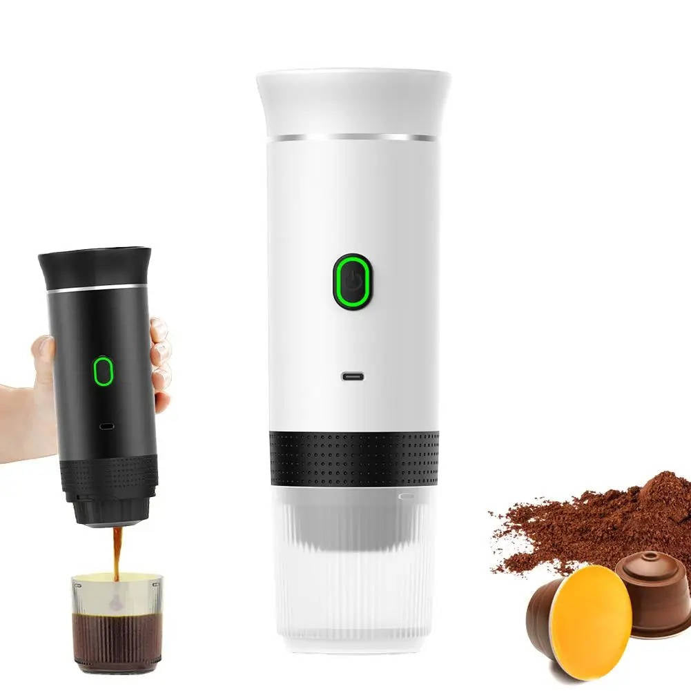 Draagbare espresso- en cappuccino-koffiemachine – USB-oplaadbaar met 290 PSI-druk