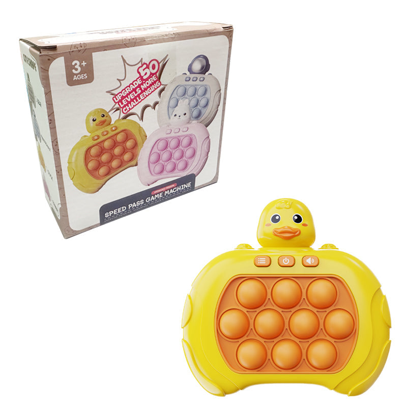 Draagbare Spelconsole met Pop-it Design voor Reflex- en Concentratieverbetering – 10 Verlichte Knoppen