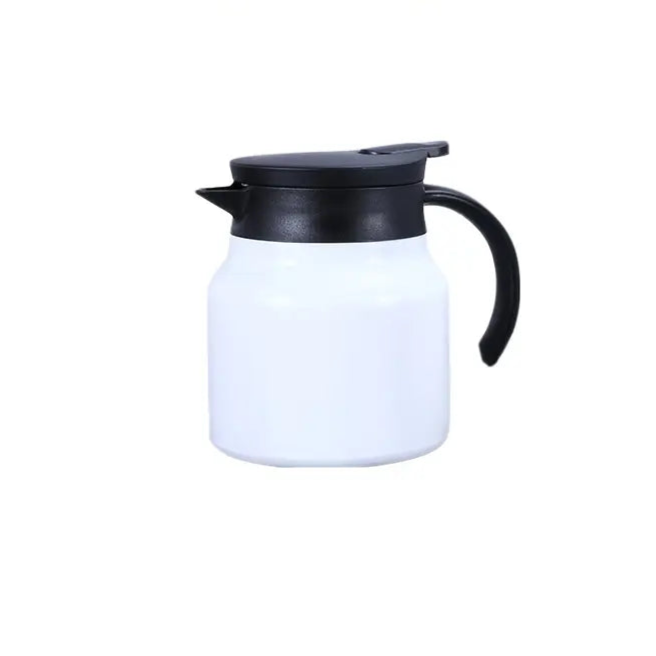 Dubbelwandige theepot met geïntegreerd filter - Hygiënische isolatie voor warme dranken tot 6 uur