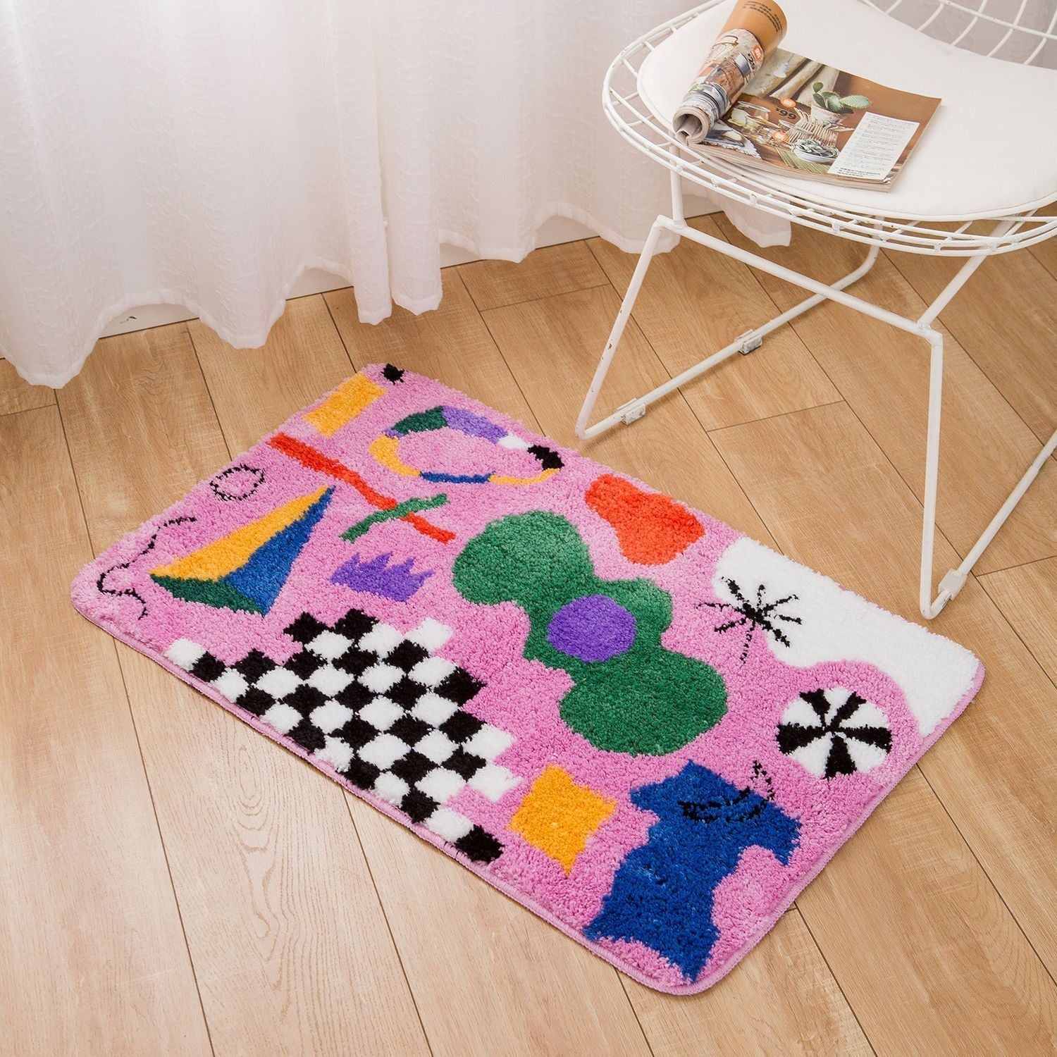Duurzame Aardbei Voetmat 50x80 cm - Weerbestendig en Rutschbestendig voor Binnen en Buiten Gebruik