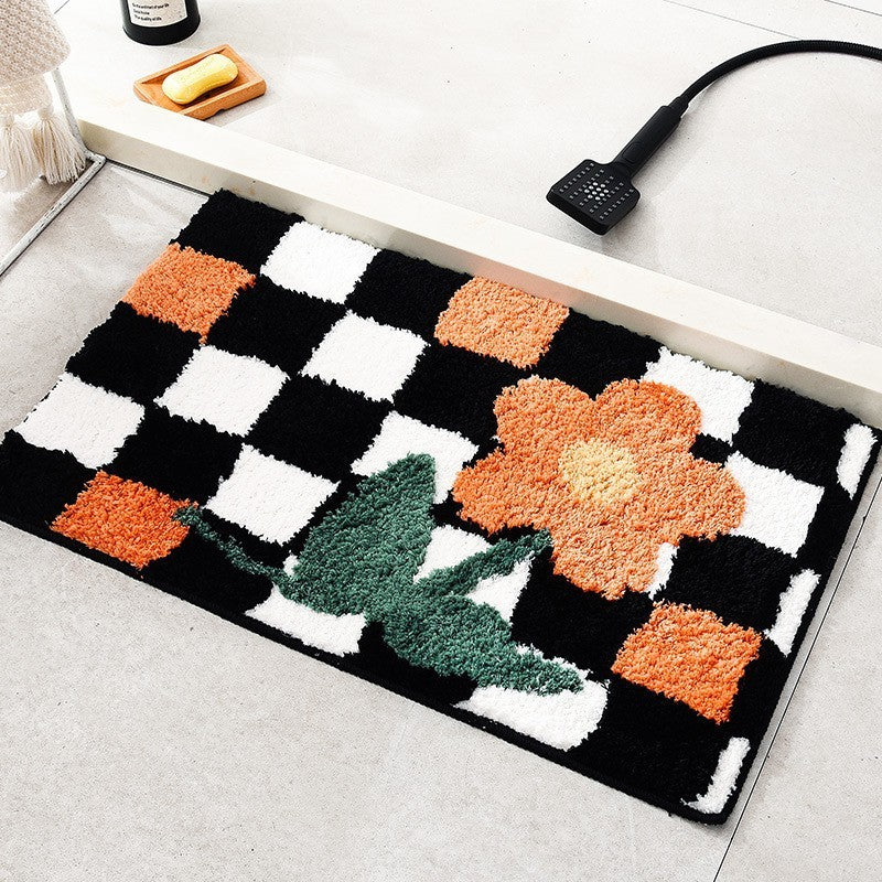 Duurzame Aardbei Voetmat 50x80 cm - Weerbestendig en Rutschbestendig voor Binnen en Buiten Gebruik