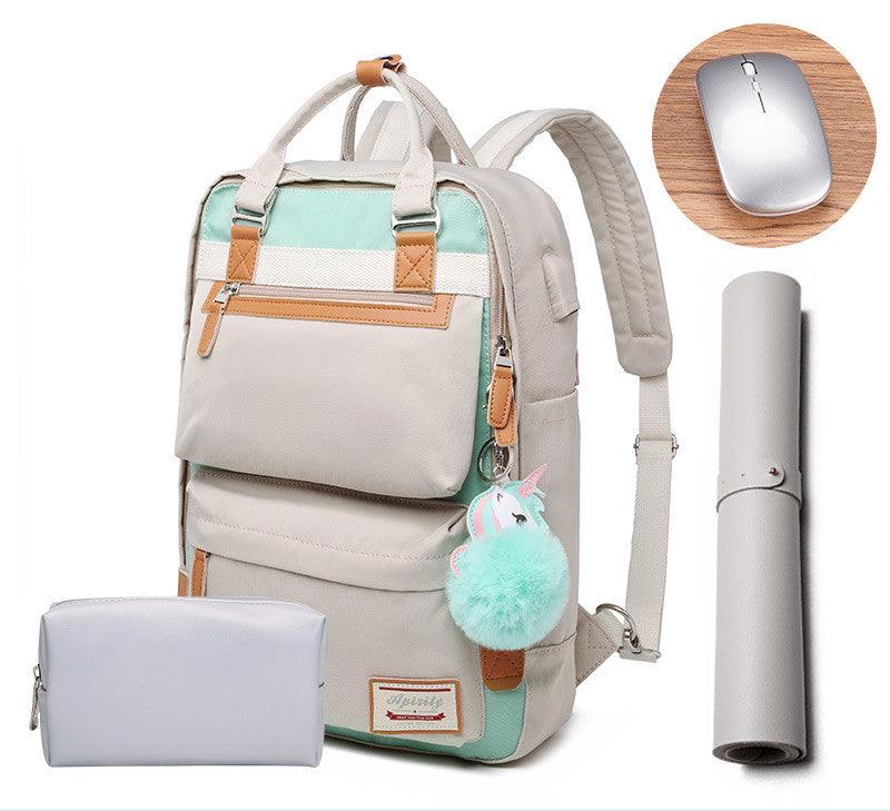 Elegante Waterdichte Rugzak Dames met Laptopvak tot 15,6 Inch – Stijlvol en Duurzaam