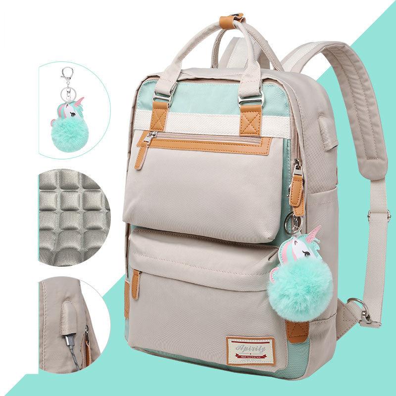 Elegante Waterdichte Rugzak Dames met Laptopvak tot 15,6 Inch – Stijlvol en Duurzaam