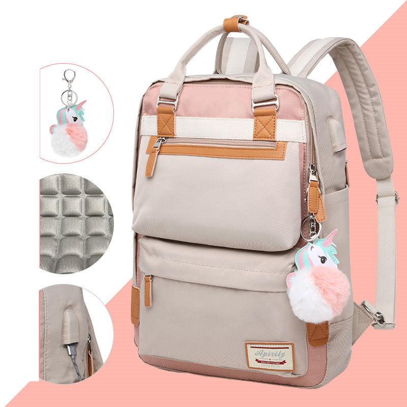 Elegante Waterdichte Rugzak Dames met Laptopvak tot 15,6 Inch – Stijlvol en Duurzaam