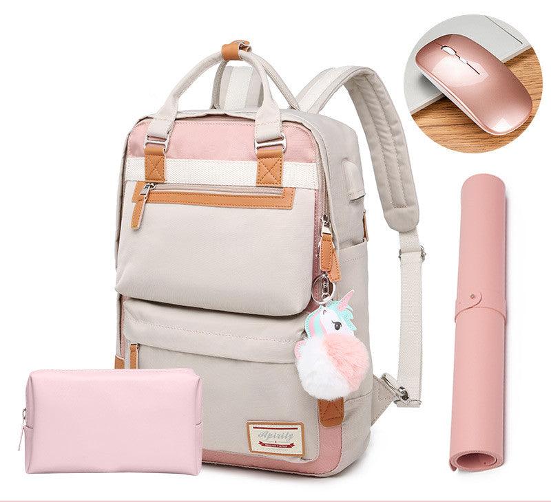 Elegante Waterdichte Rugzak Dames met Laptopvak tot 15,6 Inch – Stijlvol en Duurzaam