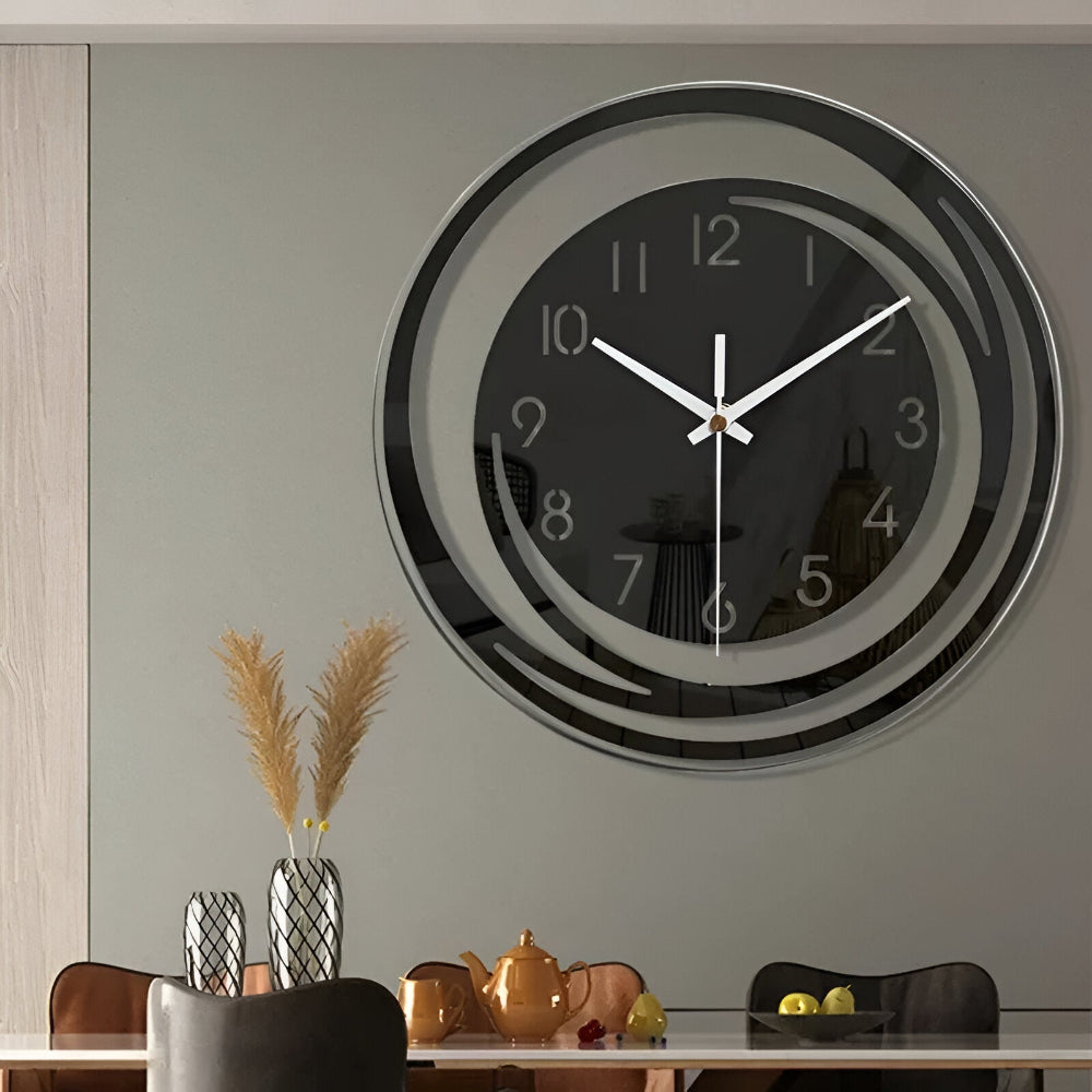 Elegante wandklok - Modern Scandinavisch design voor een minimalistische woonstijl