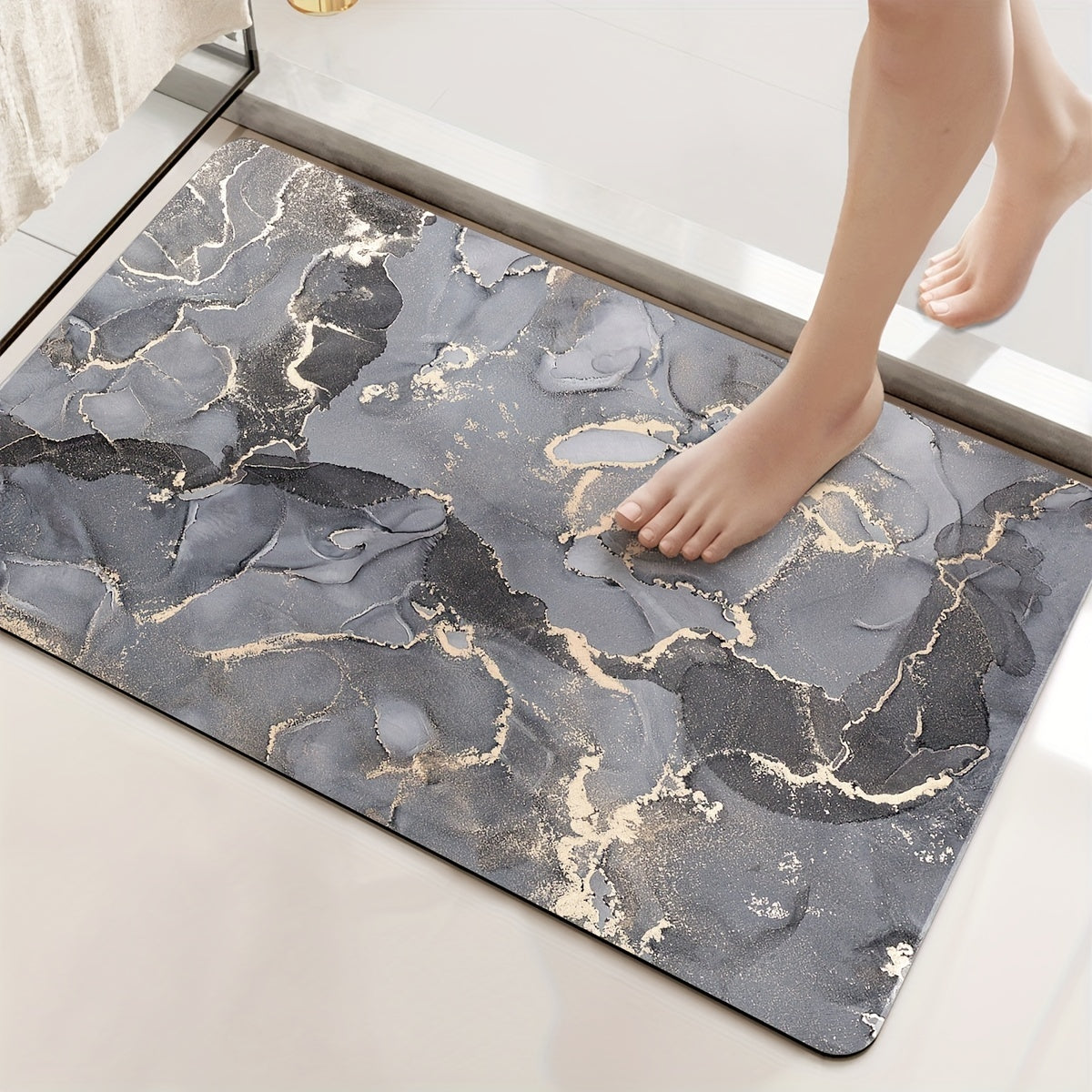 Fien marmeren-anti-tiroetsch-bath-mat-luxe comfort en beveiliging voor uw badkamer "