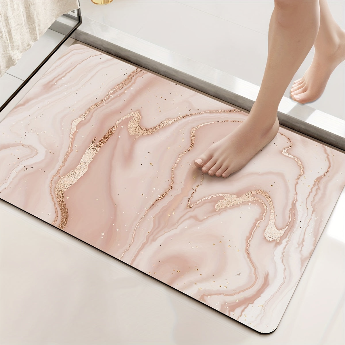 Fien marmeren-anti-tiroetsch-bath-mat-luxe comfort en beveiliging voor uw badkamer "
