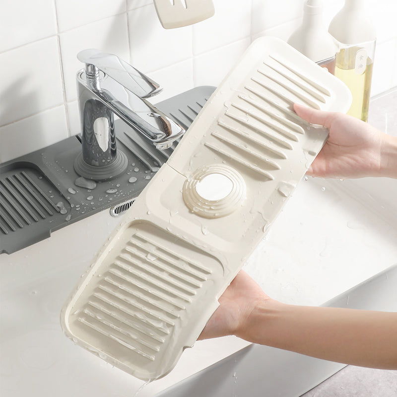 Flexibele zelfdrogende mat voor keuken en badkamer – hittebestendig en gemakkelijk op te bergen