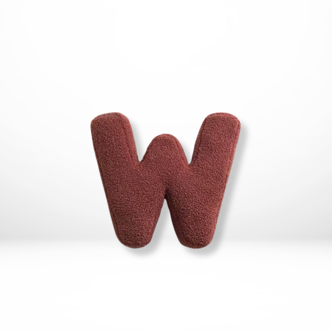 Sierkussen met Letters A tot Z – Persoonlijke Decoratie voor Woonkamer en Kinderkamer