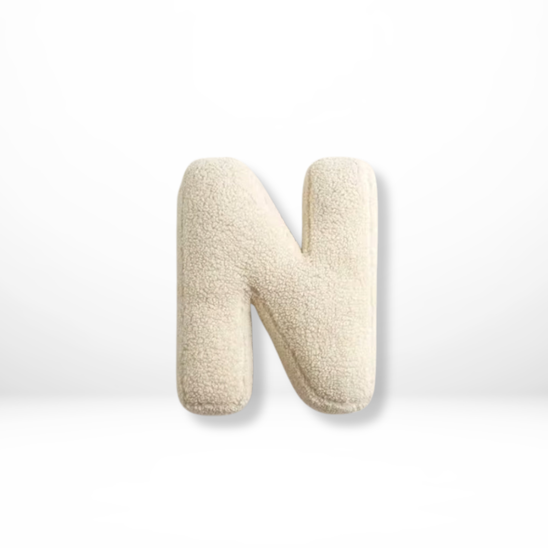 Sierkussen met Letters A tot Z – Persoonlijke Decoratie voor Woonkamer en Kinderkamer