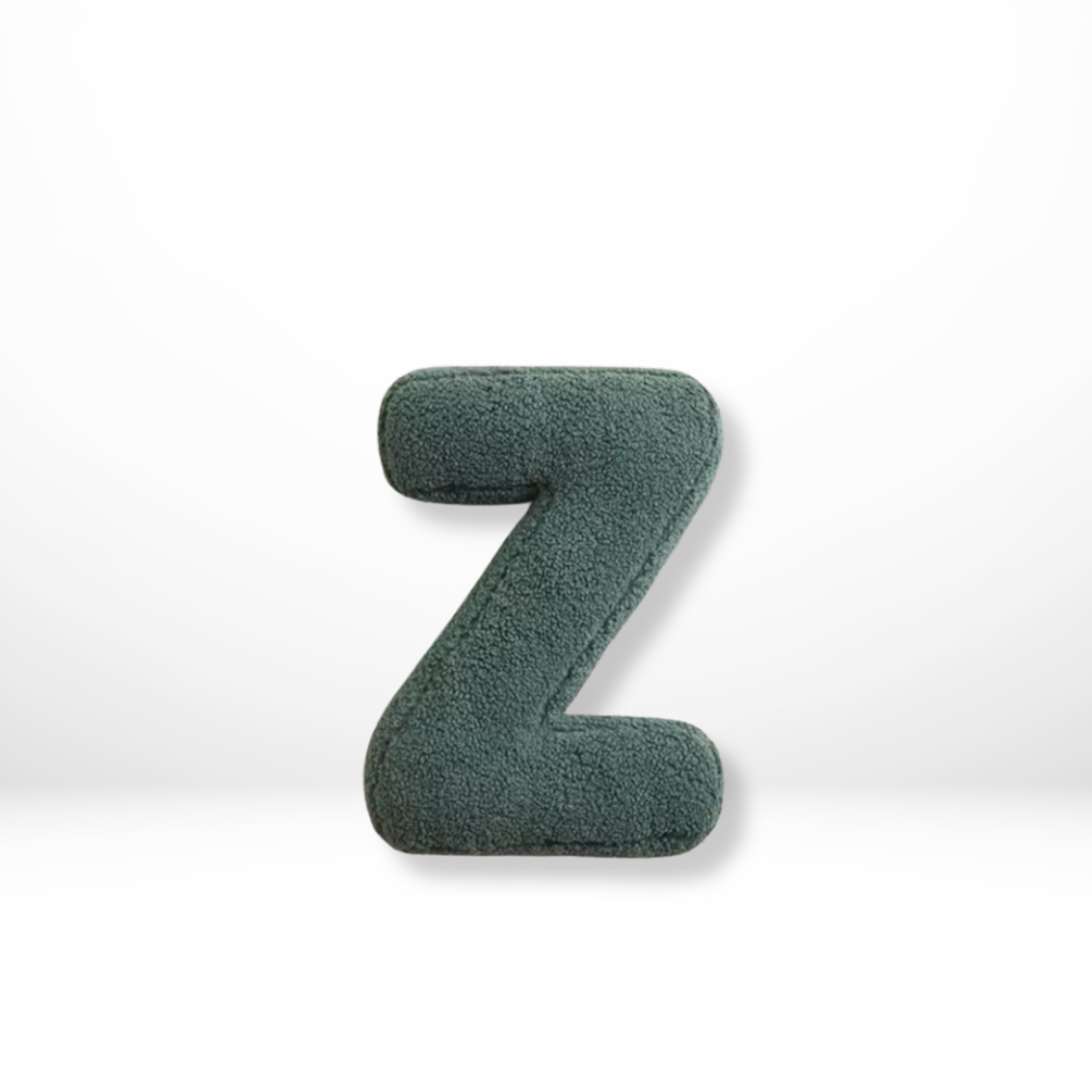 Sierkussen met Letters A tot Z – Persoonlijke Decoratie voor Woonkamer en Kinderkamer