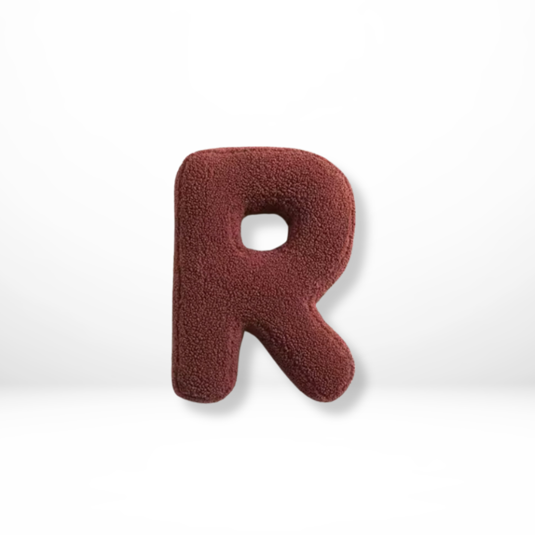 Sierkussen met Letters A tot Z – Persoonlijke Decoratie voor Woonkamer en Kinderkamer