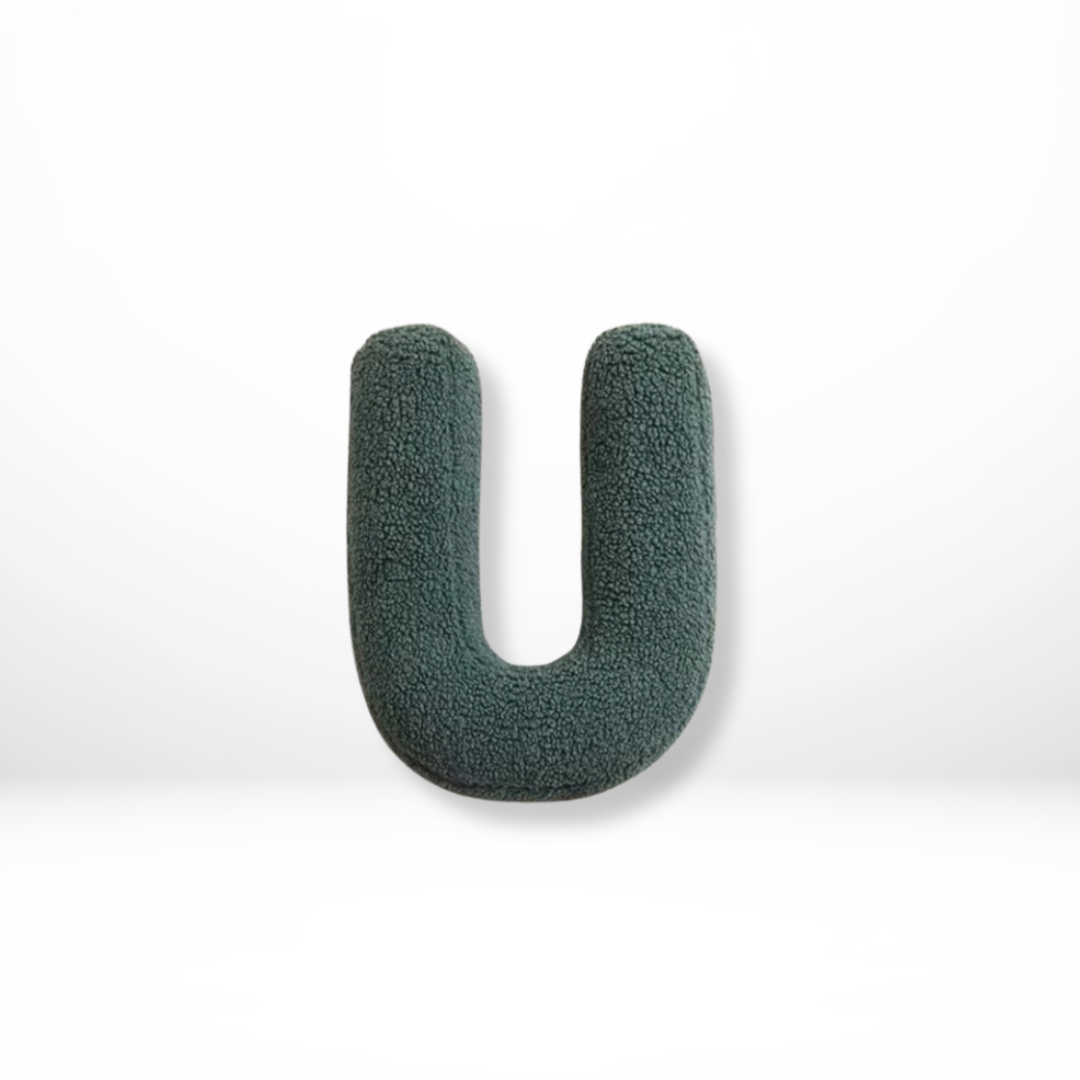 Sierkussen met Letters A tot Z – Persoonlijke Decoratie voor Woonkamer en Kinderkamer